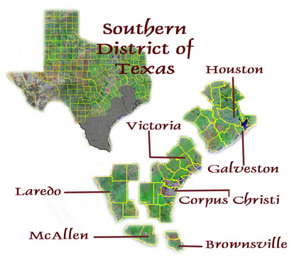 map of the southern district